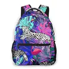 Женский рюкзак на плечо с цветными африканскими животными и птицами