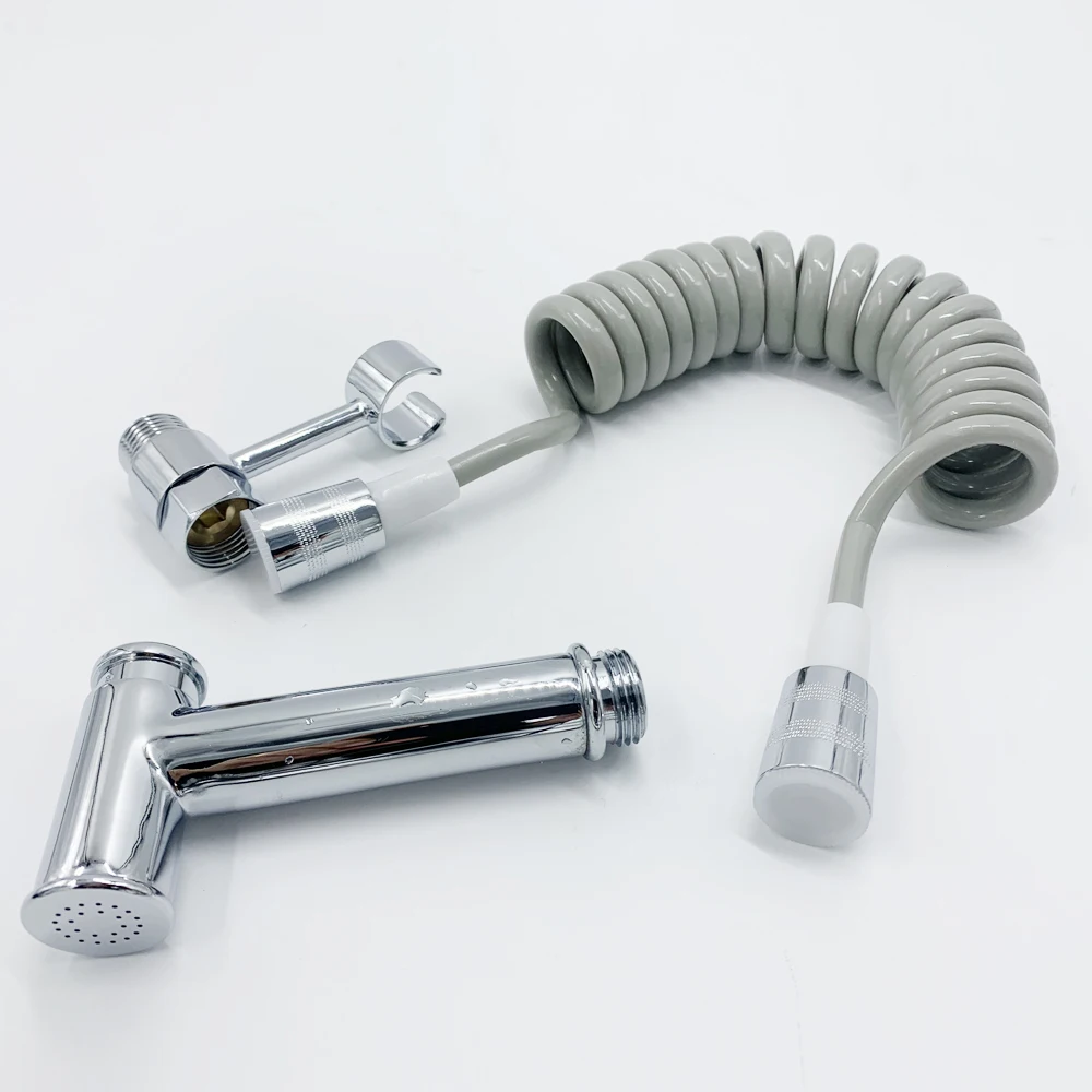 

LEZHU 2020 Hight Quality Handheld Toilet bidet sprayer set Kit Stainless Steel Hand Bidet faucet for Bathroom hand sprayer DL005