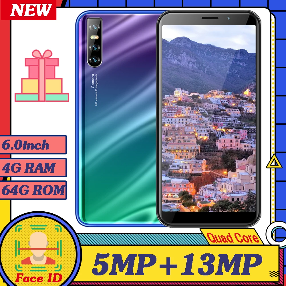 Note 8t глобальная версия 6 0 дюймов большой экран смартфоны четырехъядерный