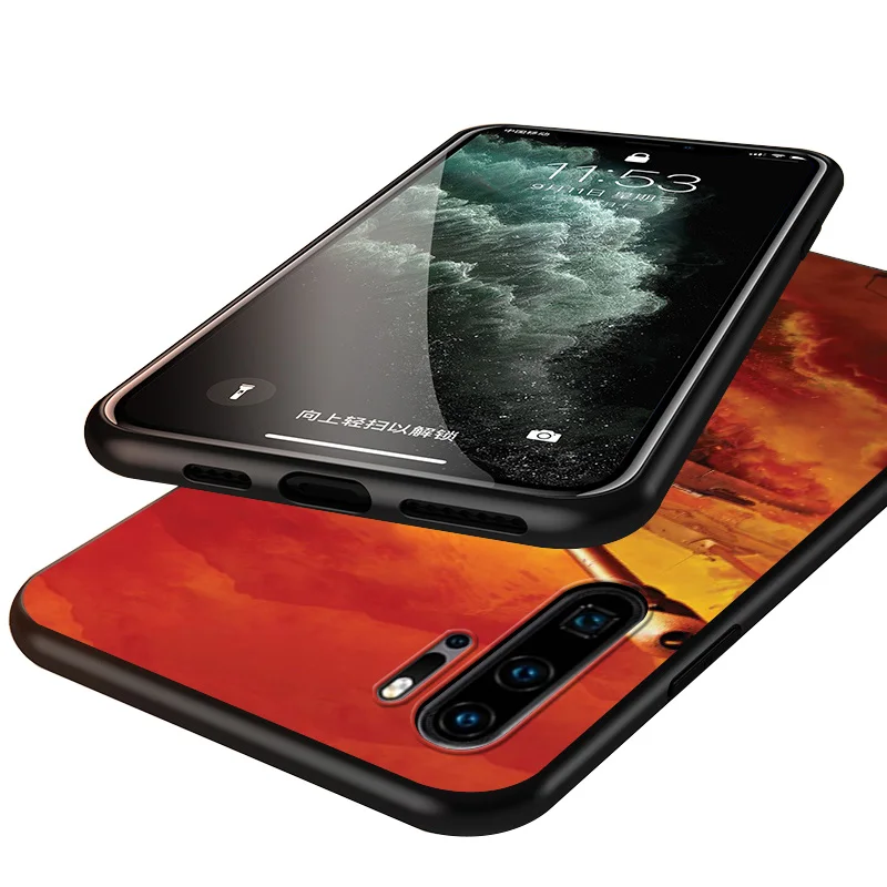

Cool World Of Tanks Game Black Cover For Huawei P40 P30 P20 P10 P9 P8 Lite E 5G 2017 2019 Pro Plus Phone Case