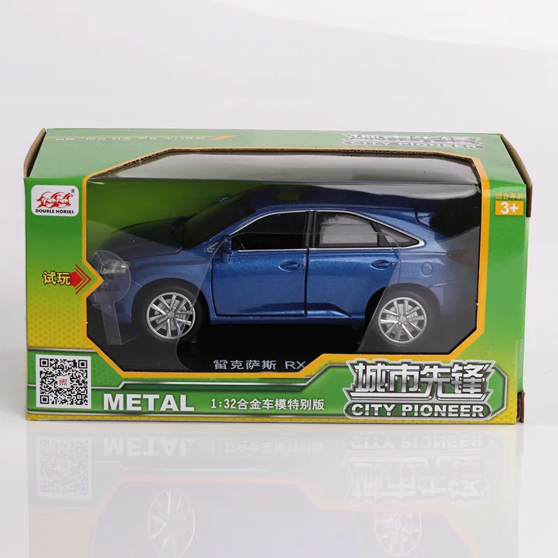 Blue with box Литые под давлением 1:32 машинки из цинкового сплава модель LEXUS Rx450 King of Sound светильник автомобиль откатные детские игрушки для мальчиков грузовик Игрушечная модель самолета ZW - Цвет: Blue with box