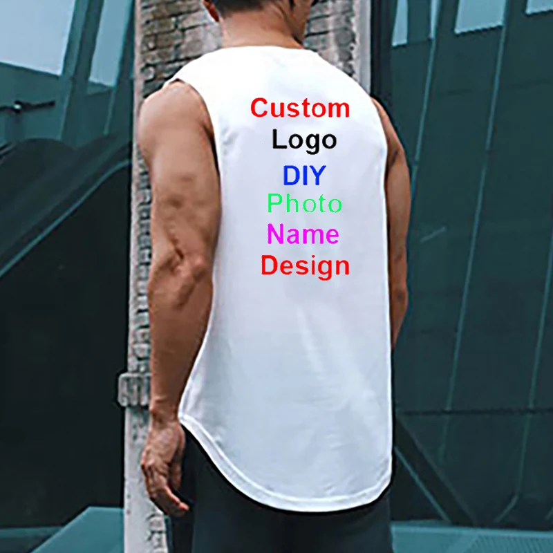 Майка мужская сетчатая для фитнеса с фото или логотипом |