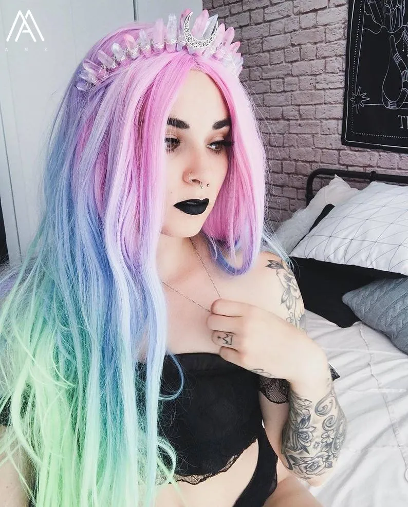 Серебристая проволочная обмотанная фиолетовая синяя натуральная кварцевая