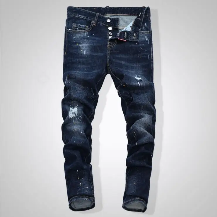 

street women/men DSQ D2 fashion classic locomotive jeans