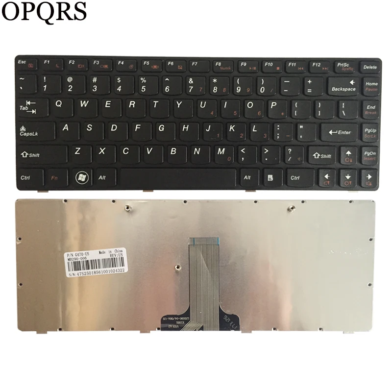 

Новая клавиатура для ноутбука в США для Lenovo G475 V470 G470AH G470GH B470 G470, английская черная клавиатура Teclado