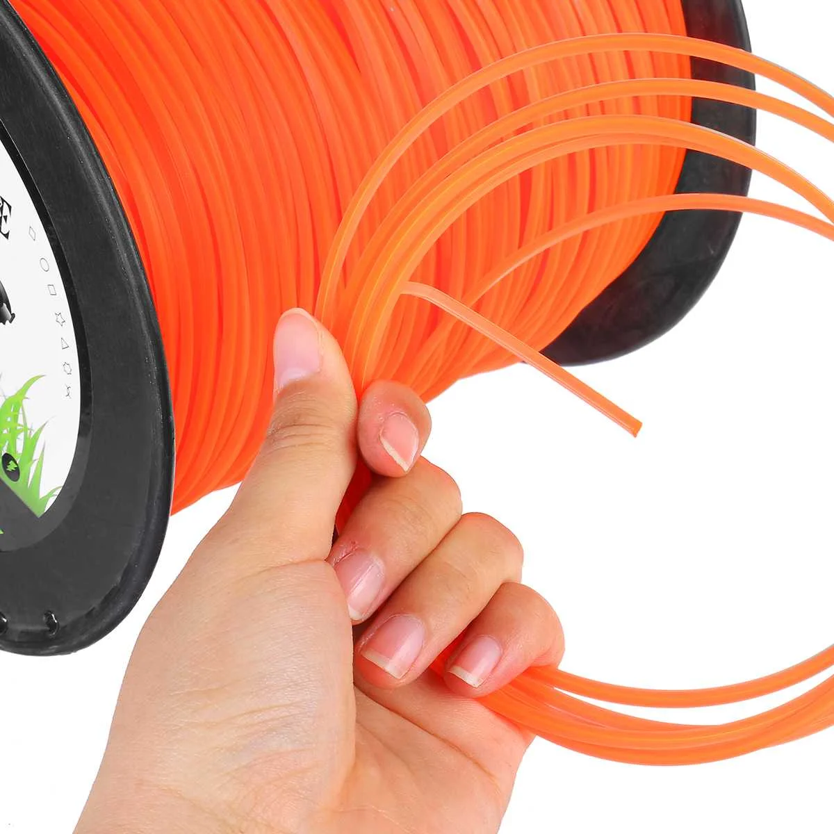 

Grass Trimmer Line Strimmer Brushcutter Trimmer Nylon Rope Cord Line Long Square Roll Grass Rope Line 2.4mm 100m/261m