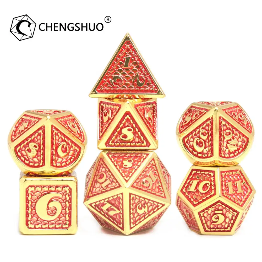 CHENGSHUO набор костей для ролевых игр. Новый дракон игральные кости подходит всех