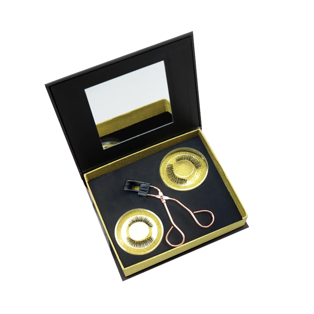 

Handmade NEW DESIGN Magnetic Eyelash Curler with Quantum Soft Magnetic False Eyelashes Set Easy to Wear Magnetic Lashes Set
