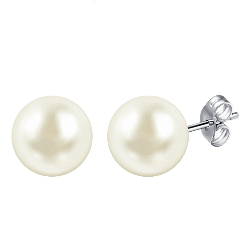 RIR высококачественные свадебные серьги гвоздики из нержавеющей стали с