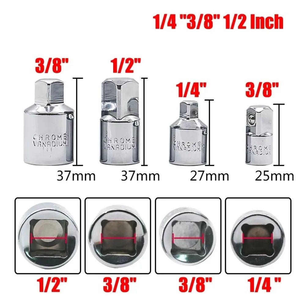 

Converter Socket Adapter Ratchet Set Socket Wrench 1/2\\\\\\\" To 3/8\\\\\\\" To 1/4\\\\\\\"