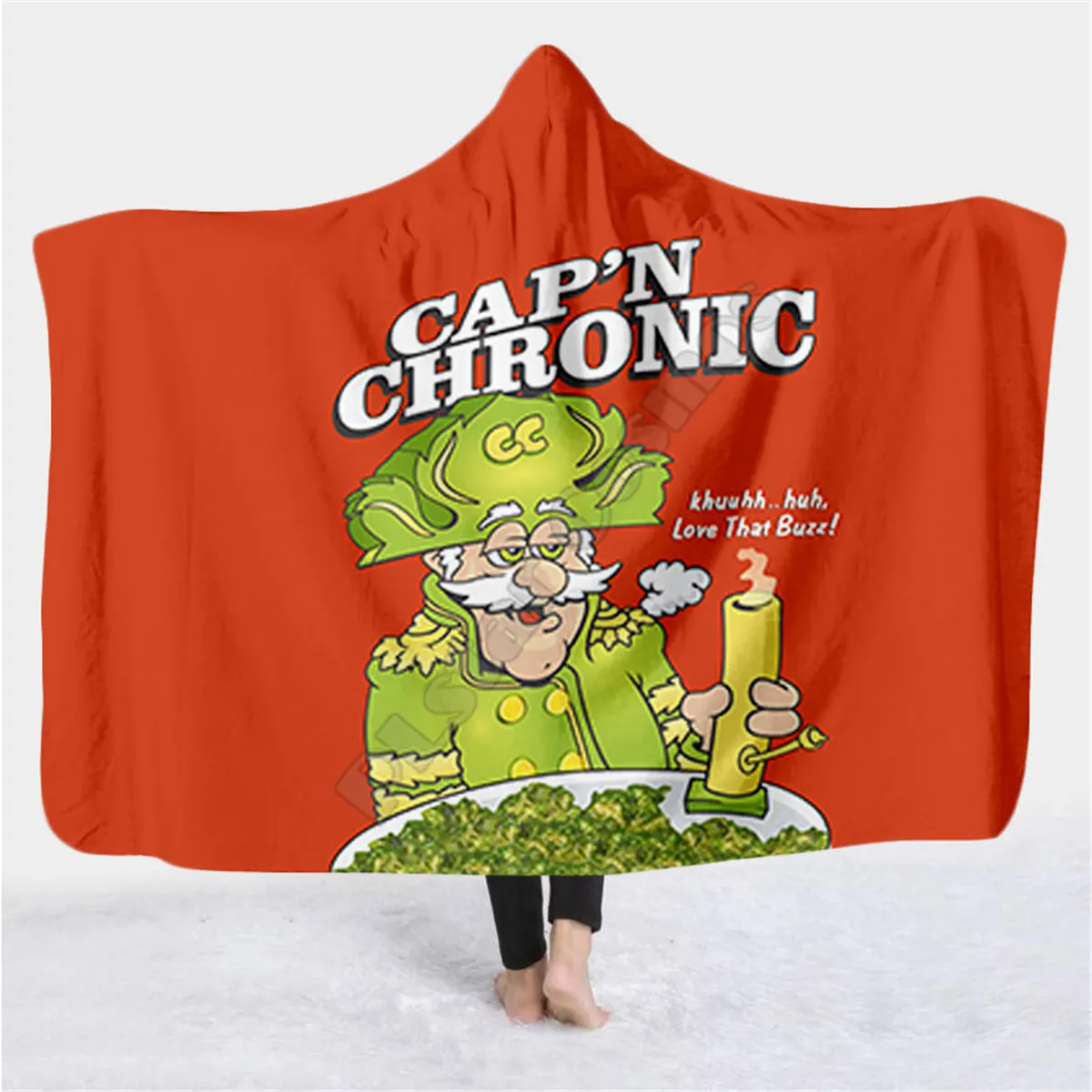 

Funny old man Hooded Blanket 3D printed Wearable Blanket Adults Kids Various Types Hooded Blanket Wearable
