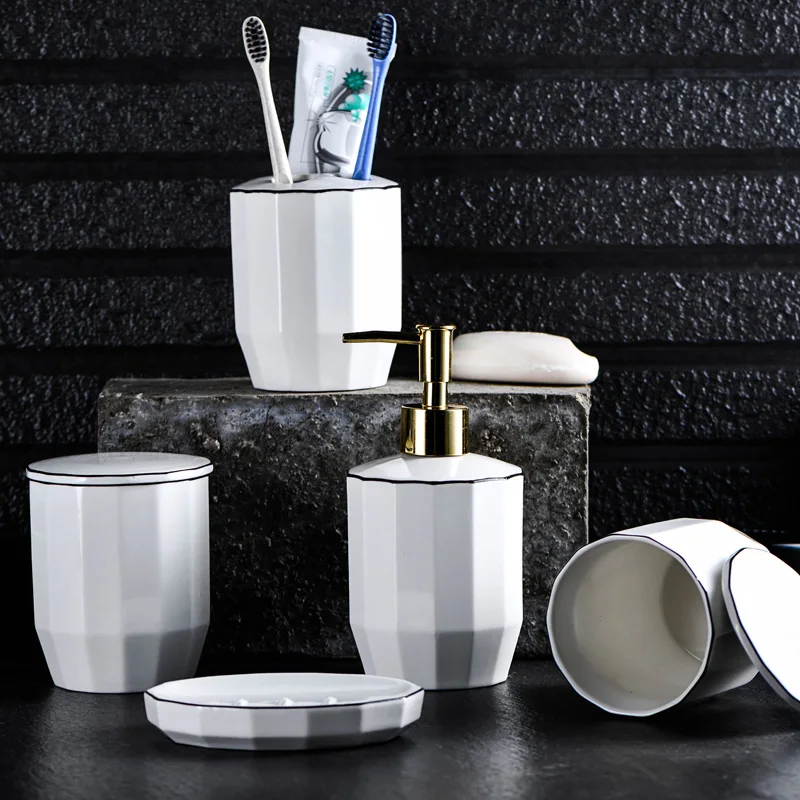 1 шт. 400 мл ванная комната декоративная керамика Лосьон бутылка керамическая