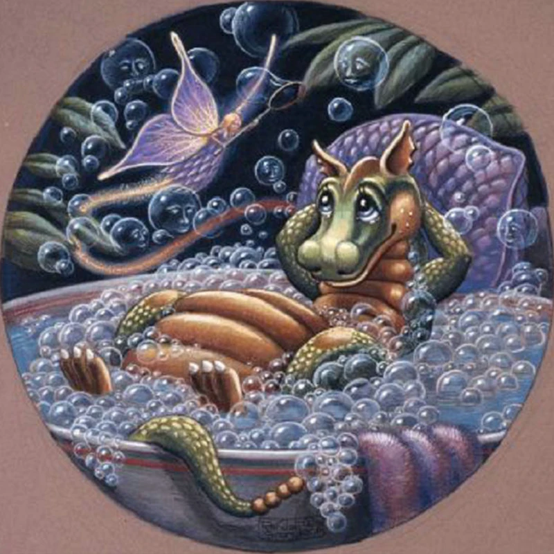 5d diy Алмазная роспись дракона пузыри полная мозаичная вышивка крестиком