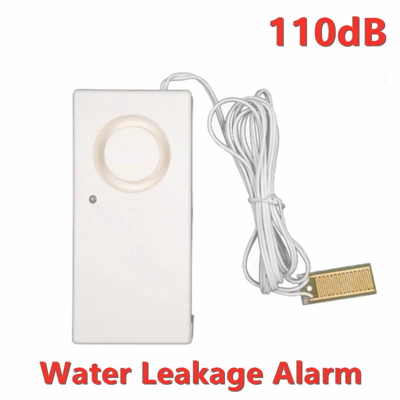 

Детектор утечки воды для домашней сигнализации, автономный датчик 110 дБ с оповещением об обнаружении перелива воды