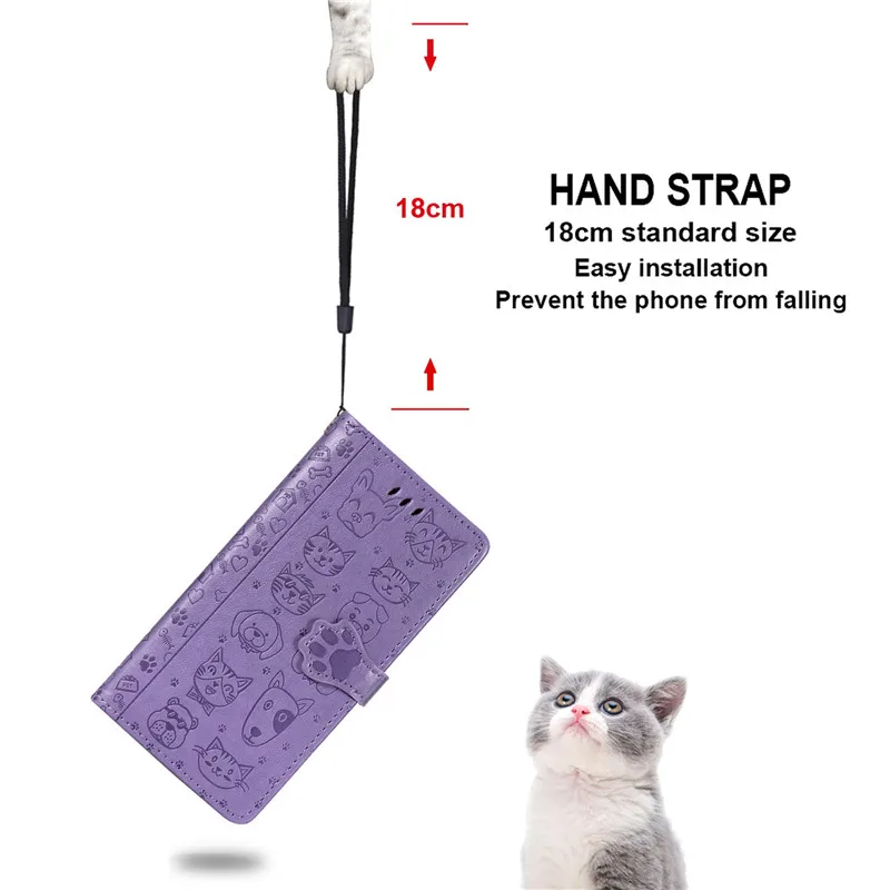 

Case on for Etui Samsung Galaxy A21s 6.5" Case 3D Cartoon Cat Dog Leather Flip Cover for Samsung Galaxy A21s A 21S SM-A217F Casa