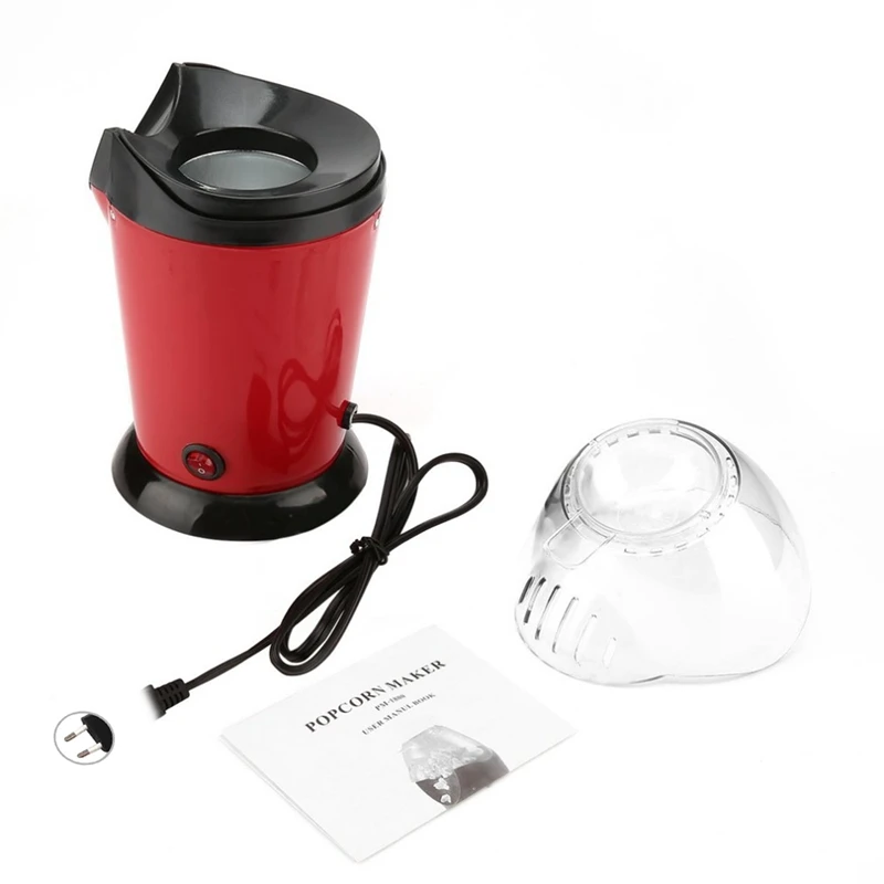 

Portable Electric Popcorn Maker Home Round/Square Hot Air Popcorn Making Machine Kitchen Desktop Mini Diy Corn Maker 1200W Eu Pl