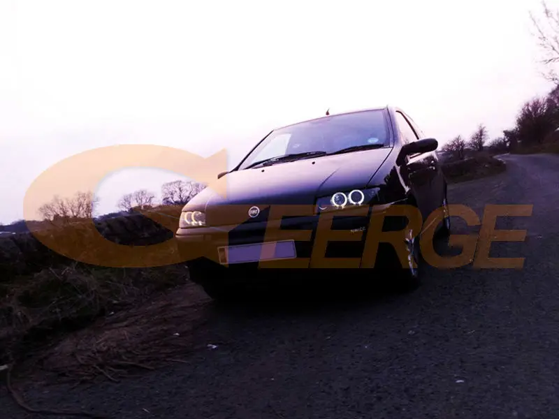 Отличные ультра яркие CCFL ангельские глазки Halo кольца комплект для FIAT PUNTO Mk2 188 1999