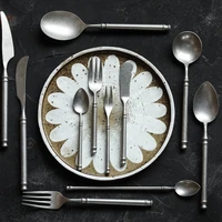 ins dinnerware matt knife and fork 304 stainless steel steak knifefruit forkcoffee spoondessert spoon tableware wholesale