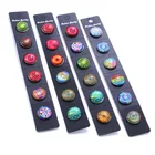 Новые ювелирные изделия Snap, черный дисплей карты 100 шт.лот, 21*3 см, дисплей карты для ювелирных изделий Snap Button (fit18mm 20mm Snap)