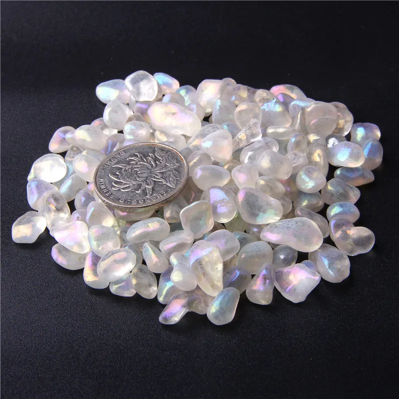 Бусины Из Натурального кварцевого чипа 5-8 мм красочные бусины из белого камня