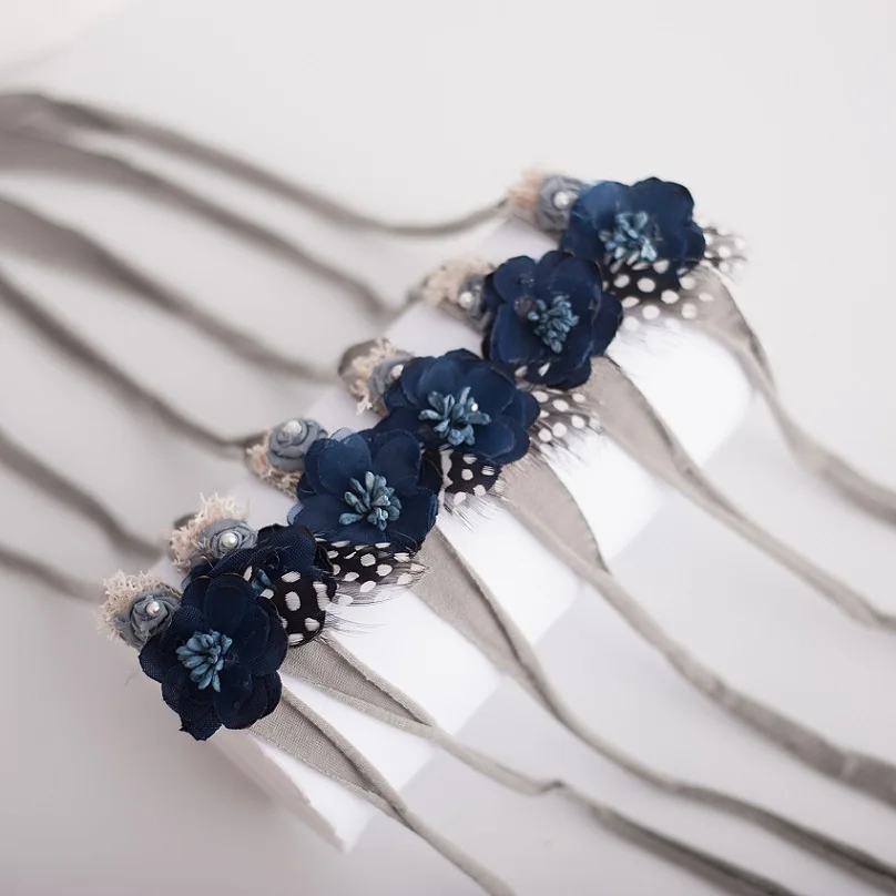 Diadema para ni&ntilde;a reci&eacute;n nacida, accesorios para el cabello, accesorios para el cabello de flores, de ni&ntilde;a, accesorios de fotograf&iacute;a infantil-5
