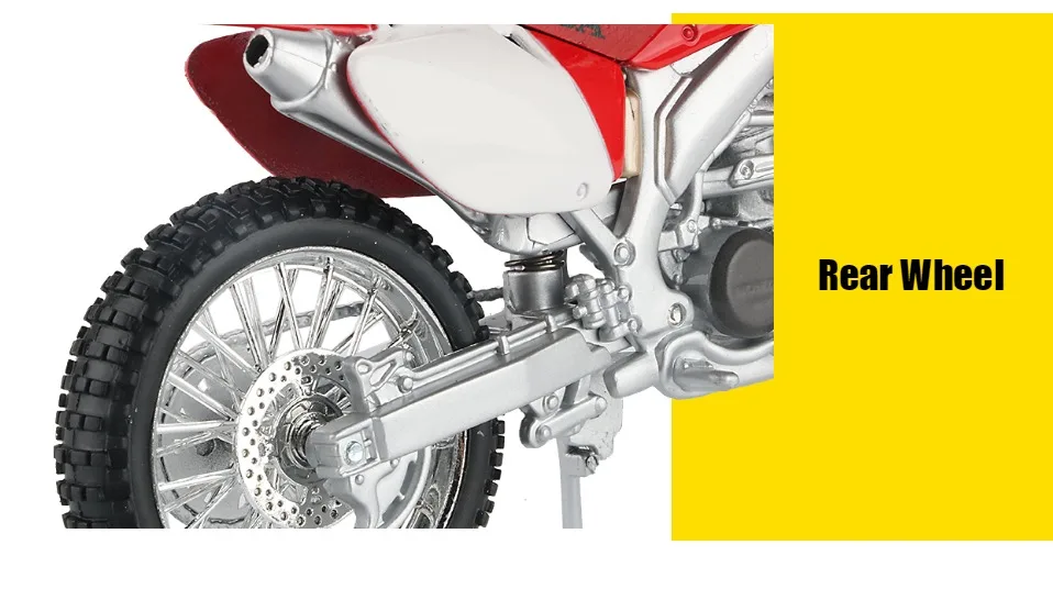 Модель мотоцикла Maisto из 1:12 сплава, игрушка для моделирования CRF 450R внедорожные велосипедные модели, коллекция креативных игрушек для детей