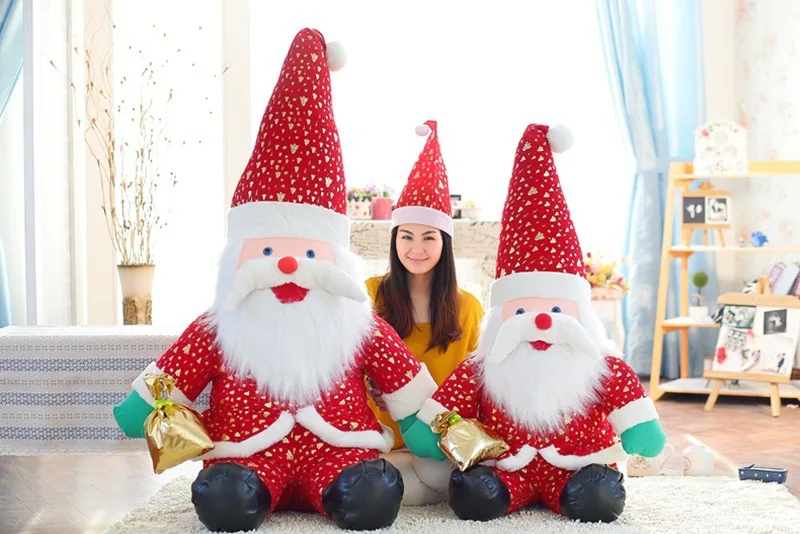 

2020 home decoration doll new Santa Doll Stars Santa Claus Doll Christmas Gift