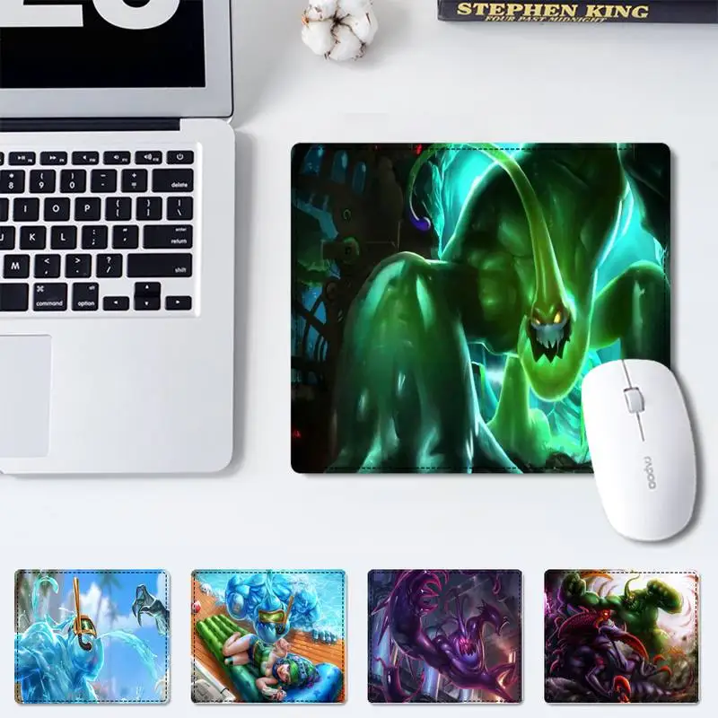 

Офисный коврик с принтом LOL Zac, нескользящий коврик для мыши, коврик для игрового плеера, маленький резиновый игровой коврик для мыши, коврик ...