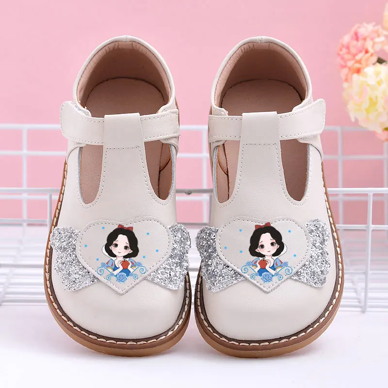 

Disney Girls leather shoes soft-soled leather baby shoes children's shoes princess shoes bean shoes women's shoes 2020 autumn