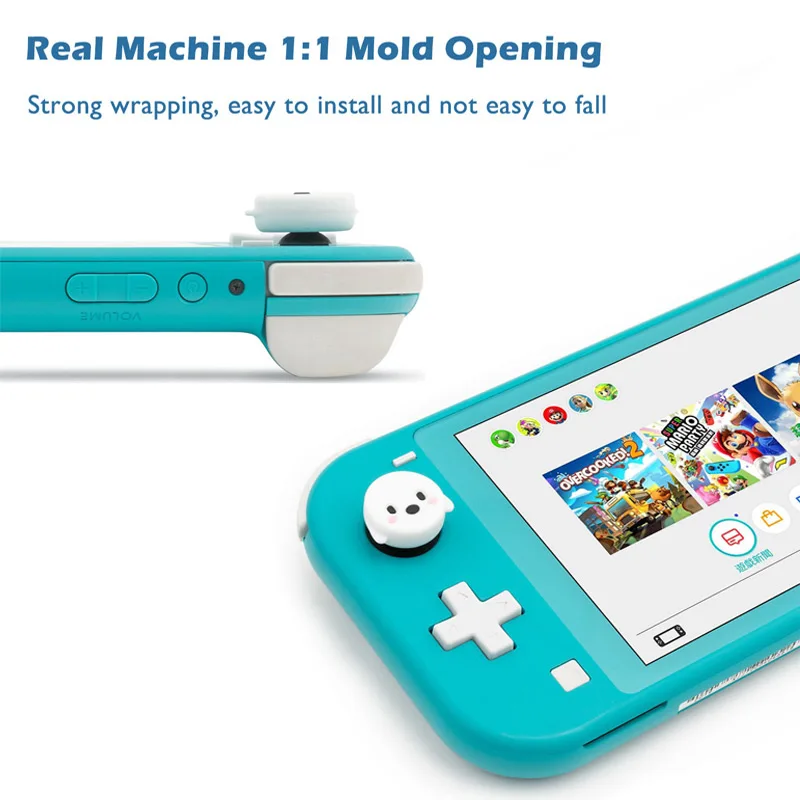 Красивое с медведем и собакой ручка для большого пальца силиконовая Кепка