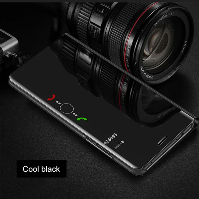 Зеркальный флип чехол для redmi note 8 pro Кожаный подставка xiaomi 7a xaomi 7 a