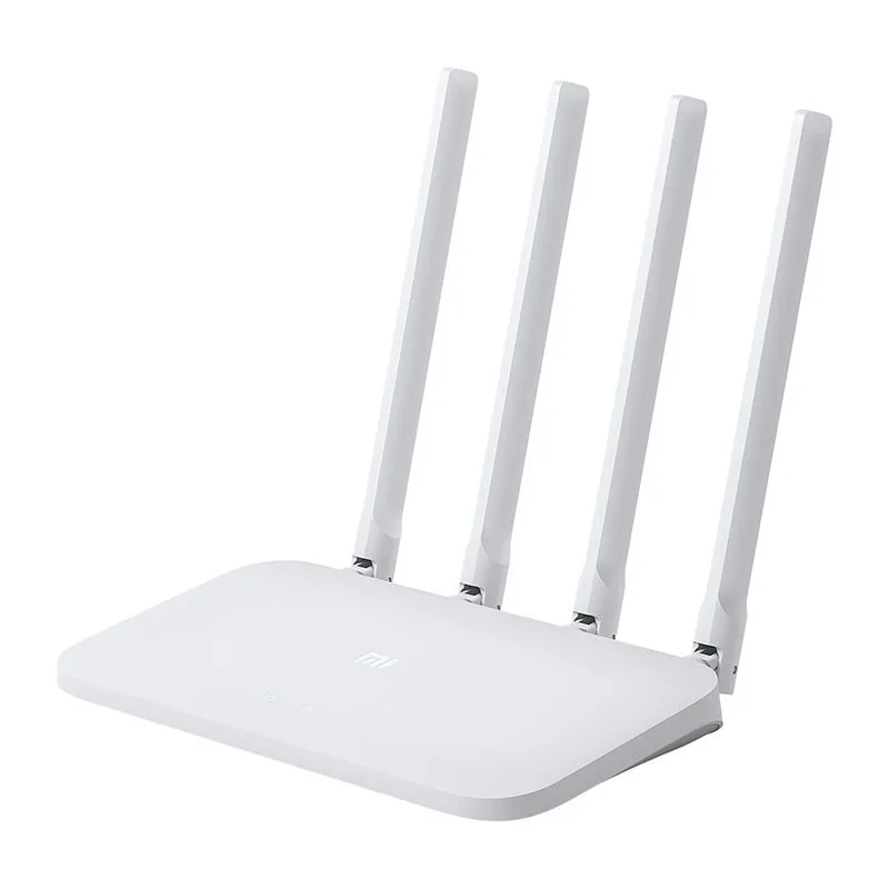 Original Xiaomi Mi WIFI Router 4C Roteador APP Control 64 RAM 802.11 b/g/n 2.4G 300Mbps 4 Antennas Wireless Routers Repeater | Компьютеры