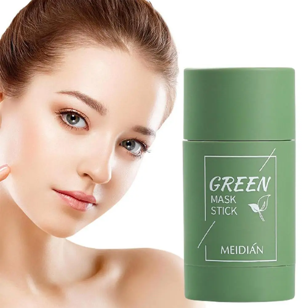 

Clean Face Mask Beauty Skin Green Tea Clean Face Mask Stick Cleans Pores Dirt Moisturizing Hydrating Whitening Care Face