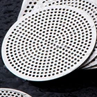 Круглая Ванна, прочная ванная комната, Ловец волос для кухни, отеля, дома из нержавеющей стали, не блокирующий, нескользящий, с тонкими отверстиями, напольный дренажный чехол