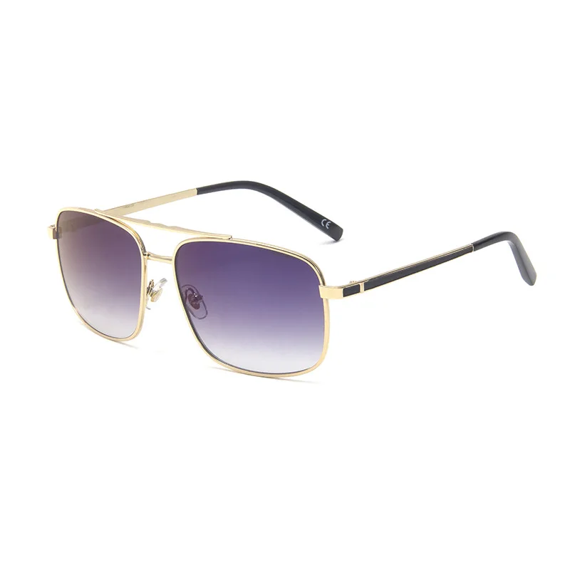 

2020 new color square frame sunglasses for men fashion brand design luxury high-end glasses shade sun glasses for women oculos