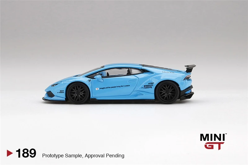 

MINI GT 1:64 Lambo Huracan LBWK ver. 1 Light Blue LHD/RHD