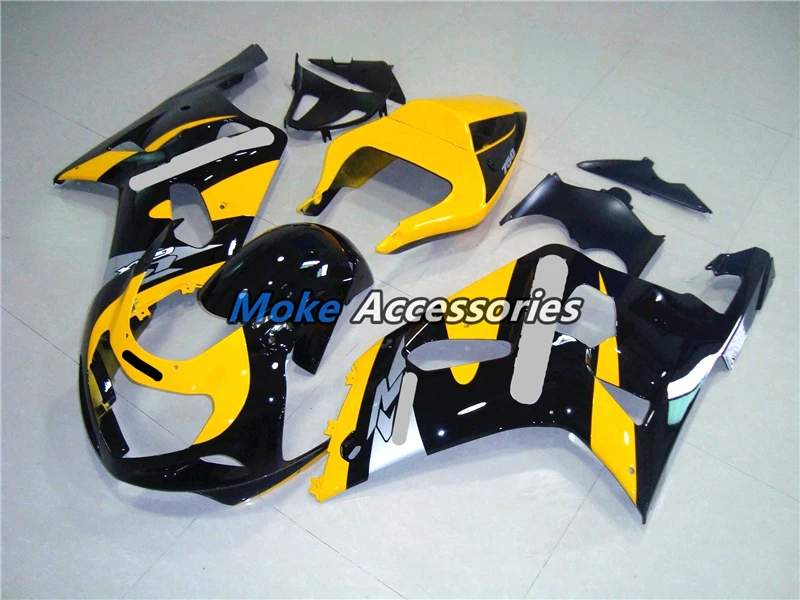 

Motorcycle Fairings Kit Fit For gsxr600/750 2001 2002 2003 Bodywork Set High Quality Abs Injection New Black Yellow
