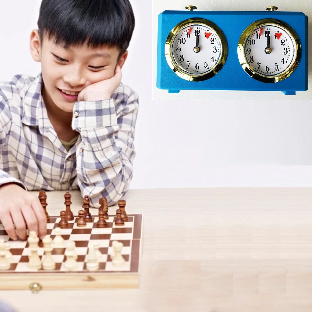 

Portable Wind Up Chess Clock for Chinese GO Chess Count Up Down Timer Player