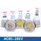 Приглушаемая Светодиодная лампа E27 E14 MR16 GU10 GU53, 12 В постоянного тока, светодиодсветодиодный лампы высокой мощности с холодным белымтеплым белым светом, 12 Вт, 15 Вт