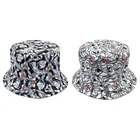 Новая мультяшная флейма для мужчин, женщин, мужчин, кролик с большими зубцами, двусторонняя флейка, Панама, кепки для мальчиков, летние пляжные рыбацкие шляпы