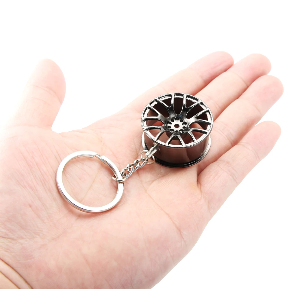 Держатель ключей для автомобиля на колесную ободную цепь для HYUNDAI IX35 Solaris Elantra Skoda Opel Mokka Kia Sportage Audi A4 B8 Volvo On.