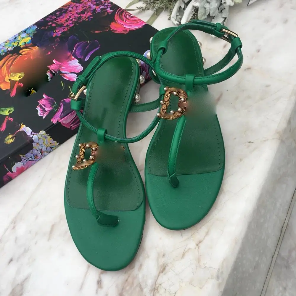 Женские летние сандалии стразы Т образные вьетнамки на ремешке туфли танкетке