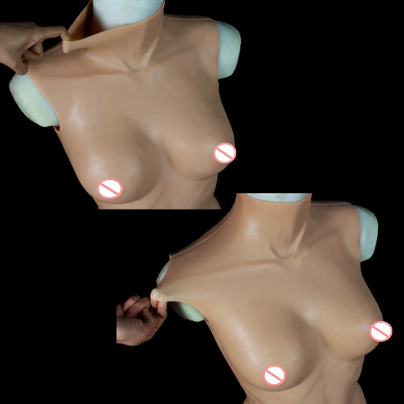 Трансвестит C-образный силиконовый полубоди Костюм Искусственная искусственная