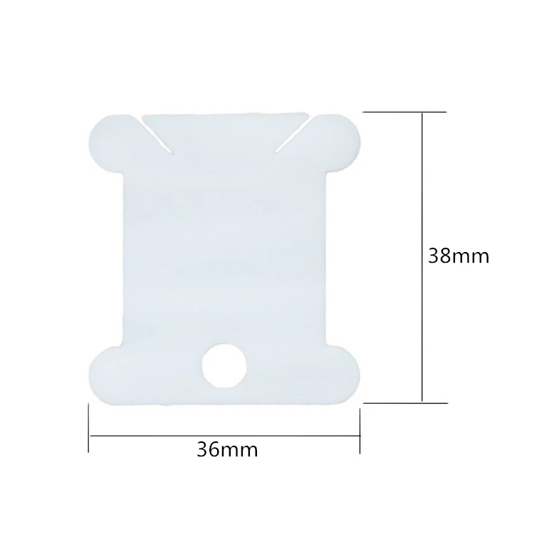 

Wholesale 500pcs/lot Plastic Embroidery Thread Holder Sewing Thread Board Card Thread Organizer
