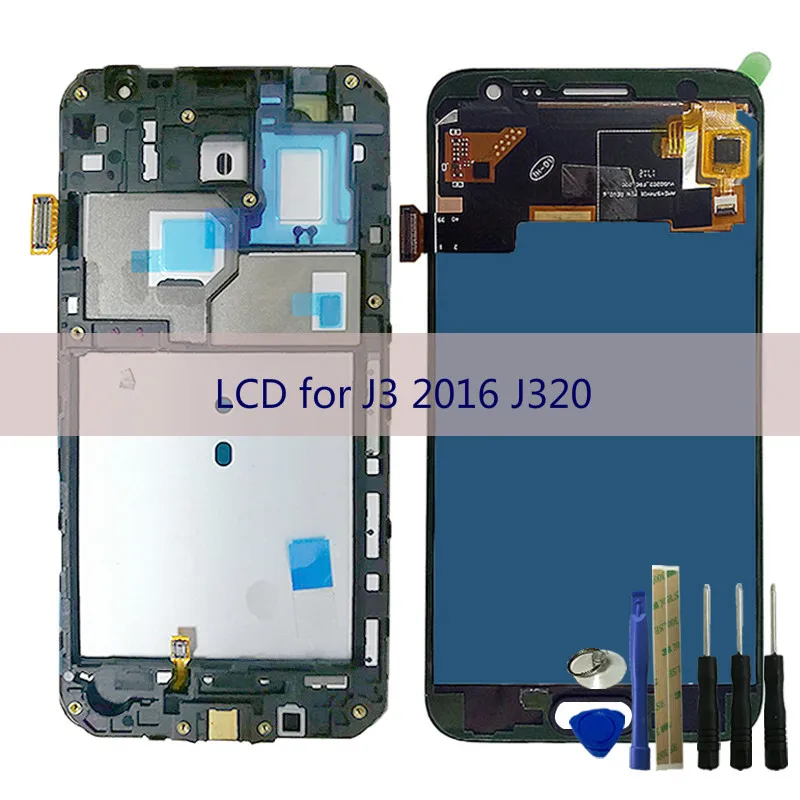 Регулировка яркости экрана для Samsung Galaxy J3 2016 J320 J320F J320H J320FN J320M/DS ЖК дисплей