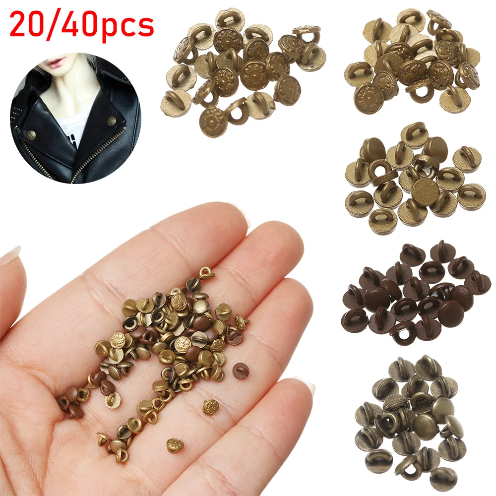 Миниатюрная Пряжка для кукол 4 мм металлическая пряжка с принтом декоративные