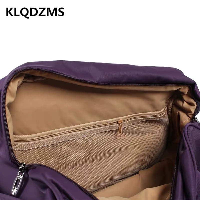 KLQDZMS Travel Wheeled Suitcase Colorful portable detachable Trolley Luggage Bag Lightweight Rolling Luggage Unisex Handbag