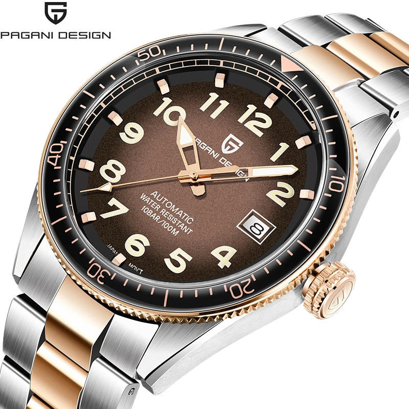 

PAGANI DESIGN Mechanical Watches For Men Luxury Automatic Watch Men Waterproof Steel Business Sports Watch Reloj de hombre