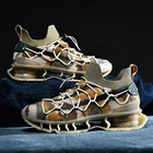 Новый Камуфляжный лезвие кроссовки для мужчин противоскользящие демпфирующие спортивная обувь модный дизайн высококачественный носок черного цвета; Zapatillas Hombre