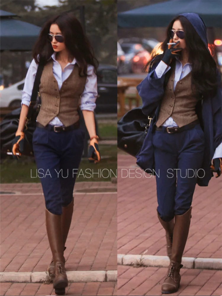 Женская Блестящая облегающая твидовая куртка в стиле ретро | одежда